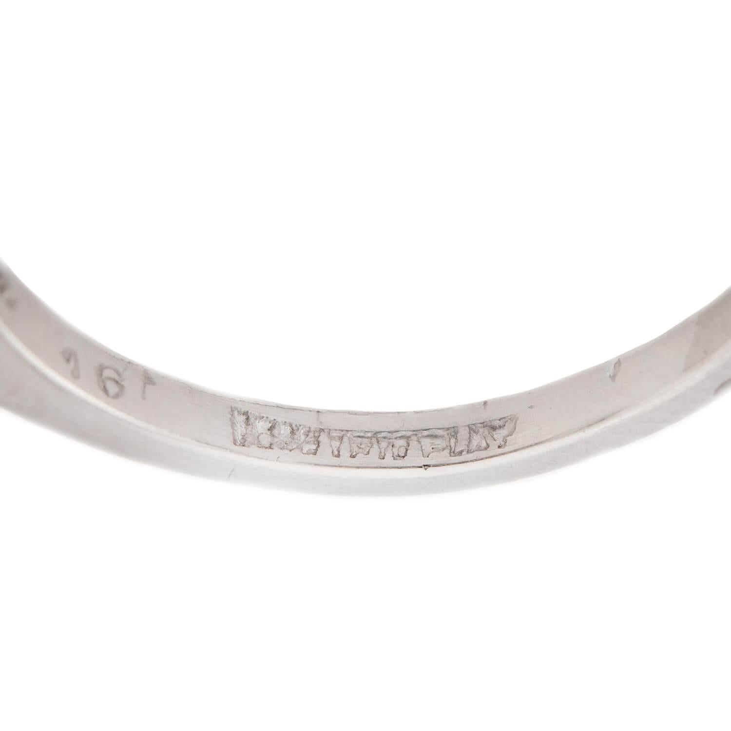 MARCUS & CO. Retro Platinum Diamond Engagement Ring 1.01ct