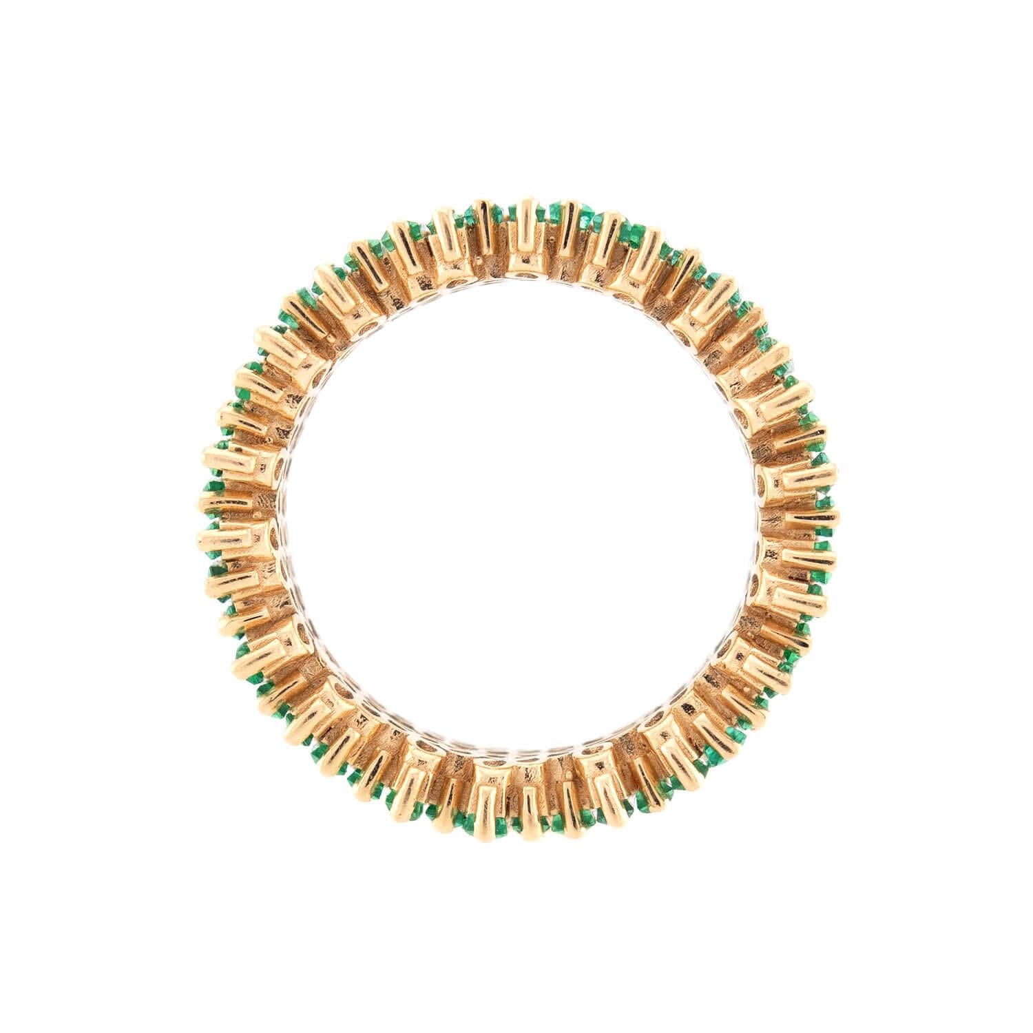 SUZANNE KALAN 18k Emerald Band