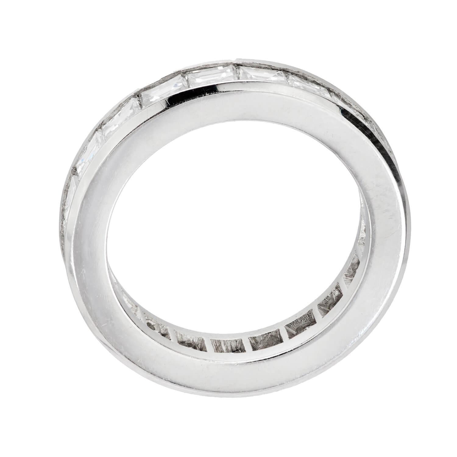 Estate Platinum Diamond Eternity Band
