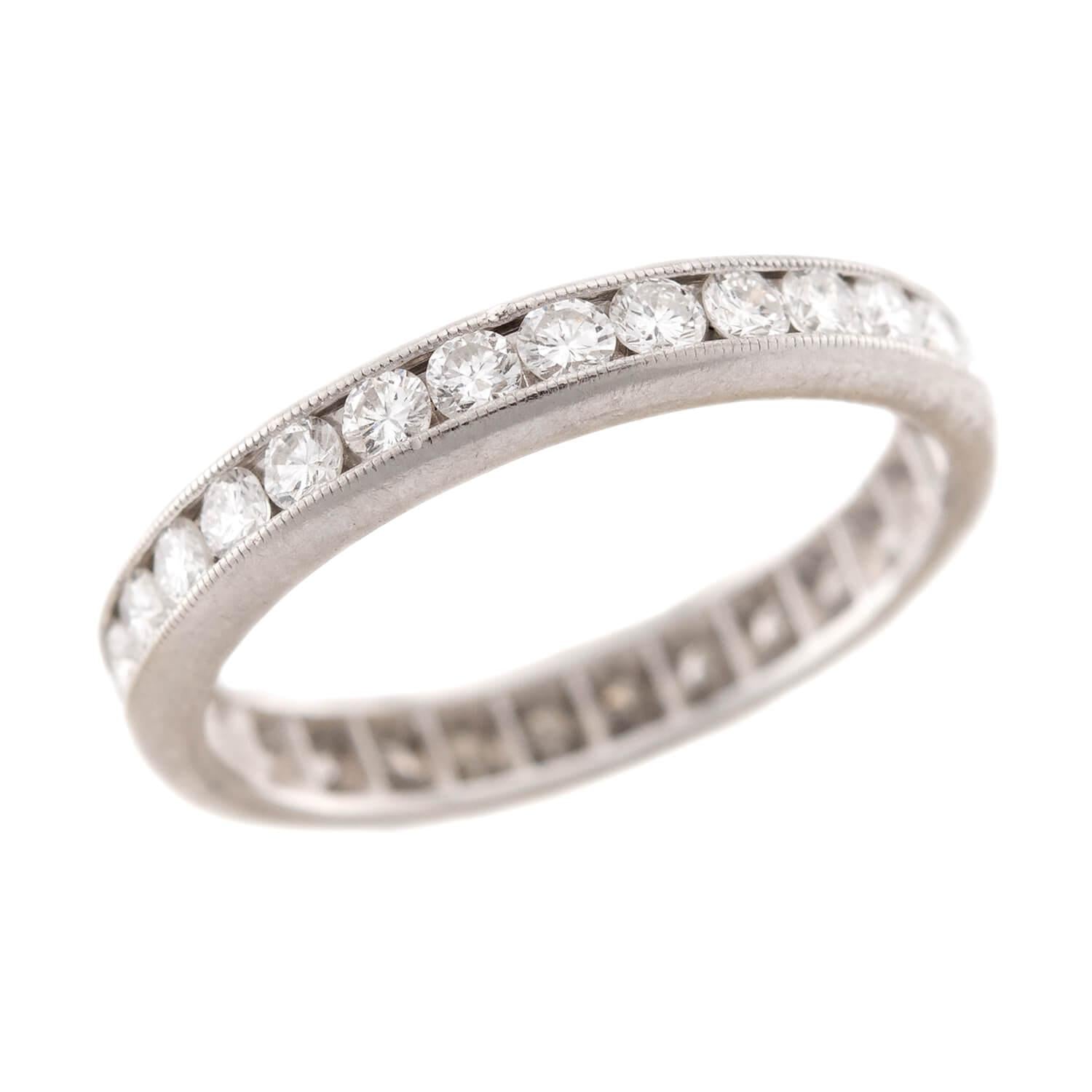 Estate Platinum Diamond Eternity Band