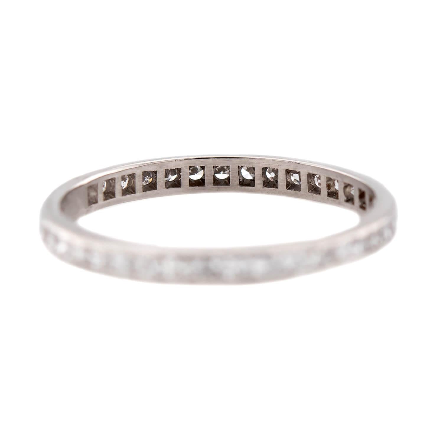 Edwardian Platinum Eternity Band
