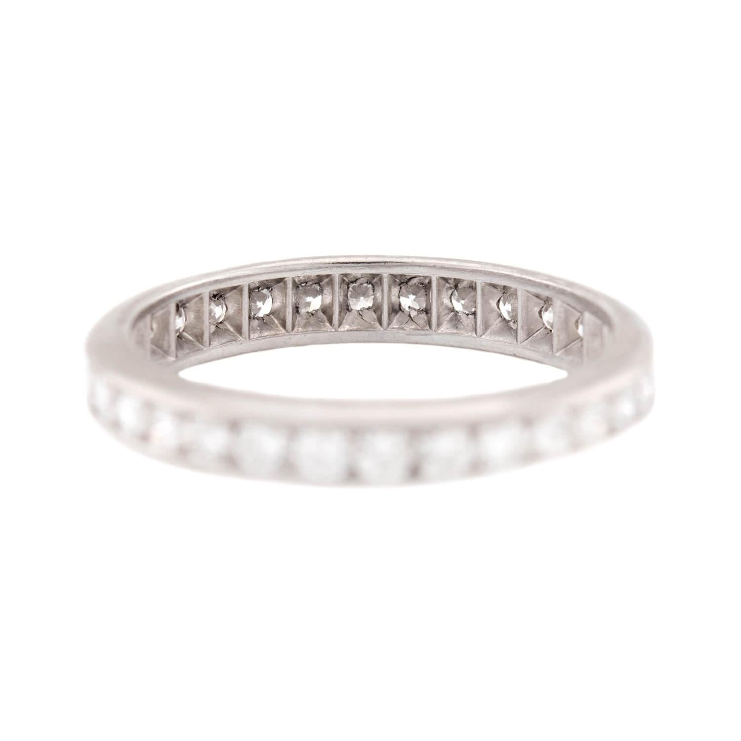 Estate Platinum Diamond Eternity Band