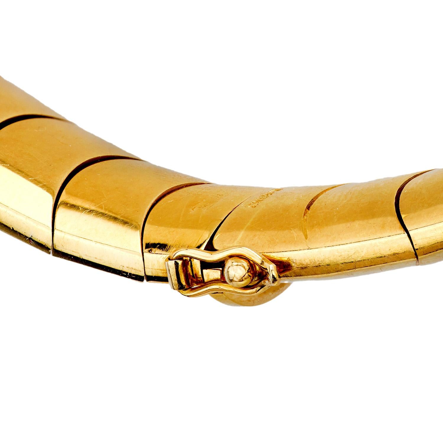 Vintage 18k Diamond Collar Necklace