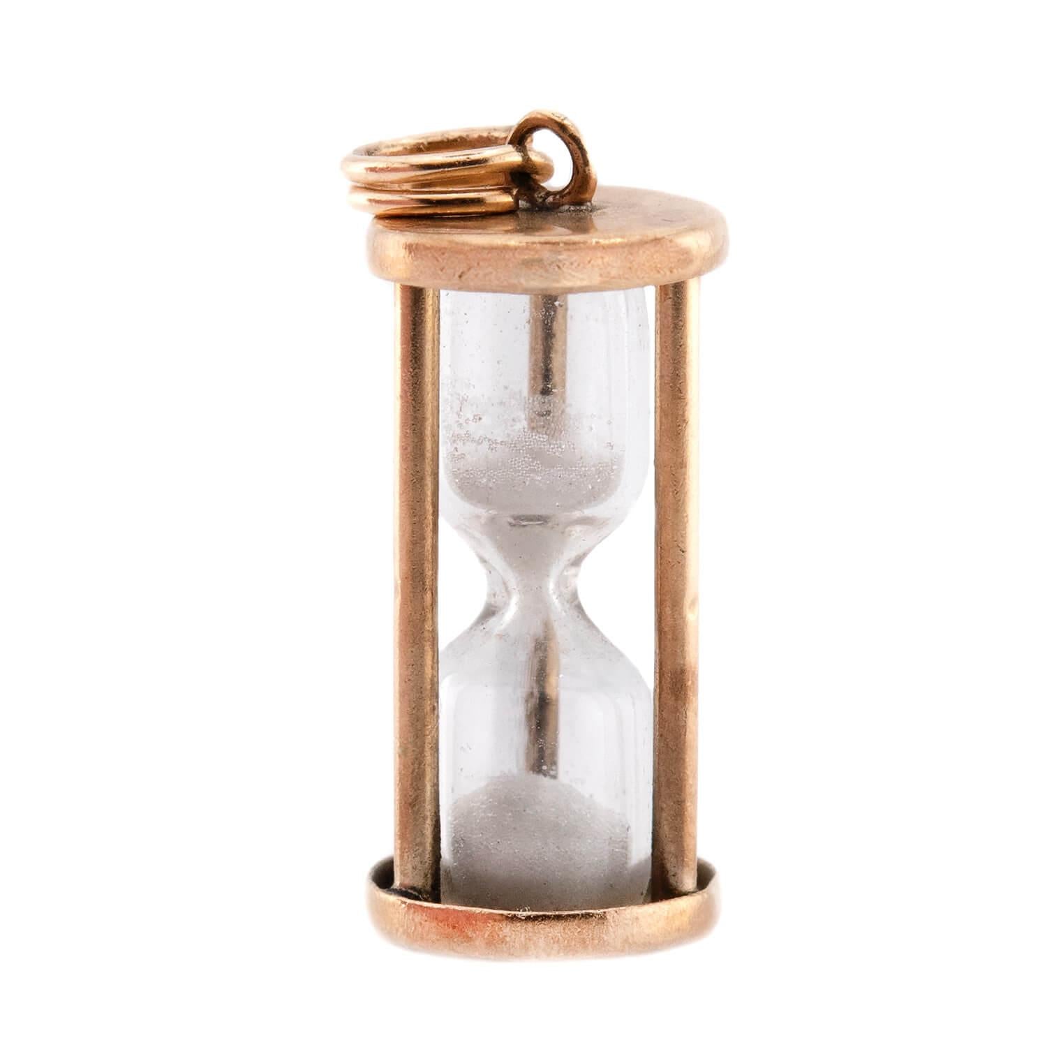 Vintage 14k Hourglass Pendant/Charm