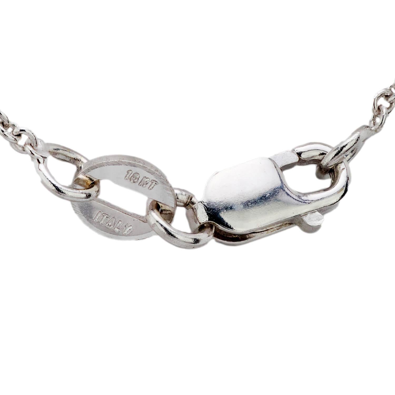 Estate 18k Jade and Diamond Pendant Necklace