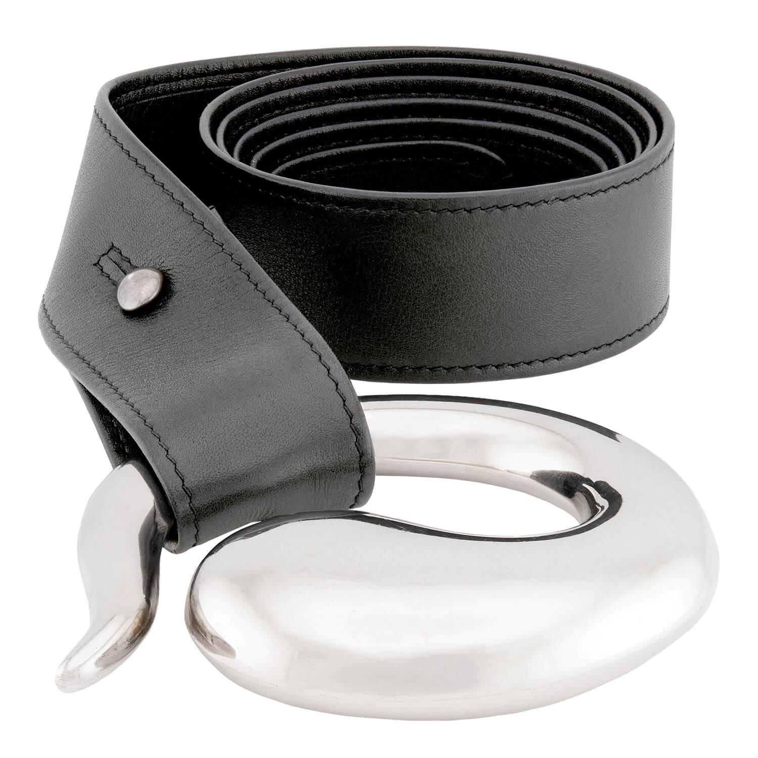 小物 Tiffany & Co. silver 925 vintage belt ELSA PERETTI FOR TIFFANY & CO. Vintage Italian Sterling Silver & Leath
