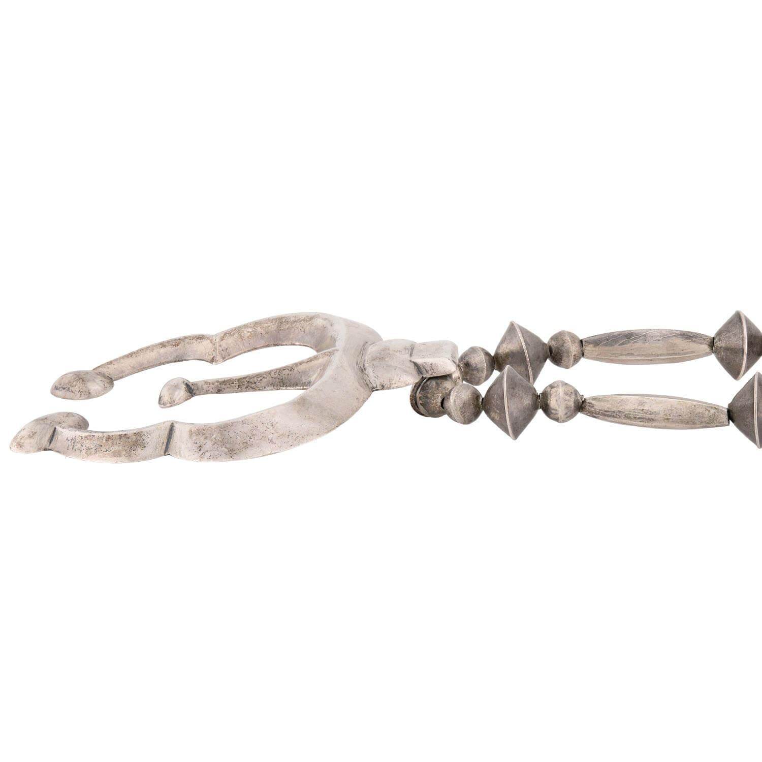 Vintage Native American Sterling Silver Statement Necklace