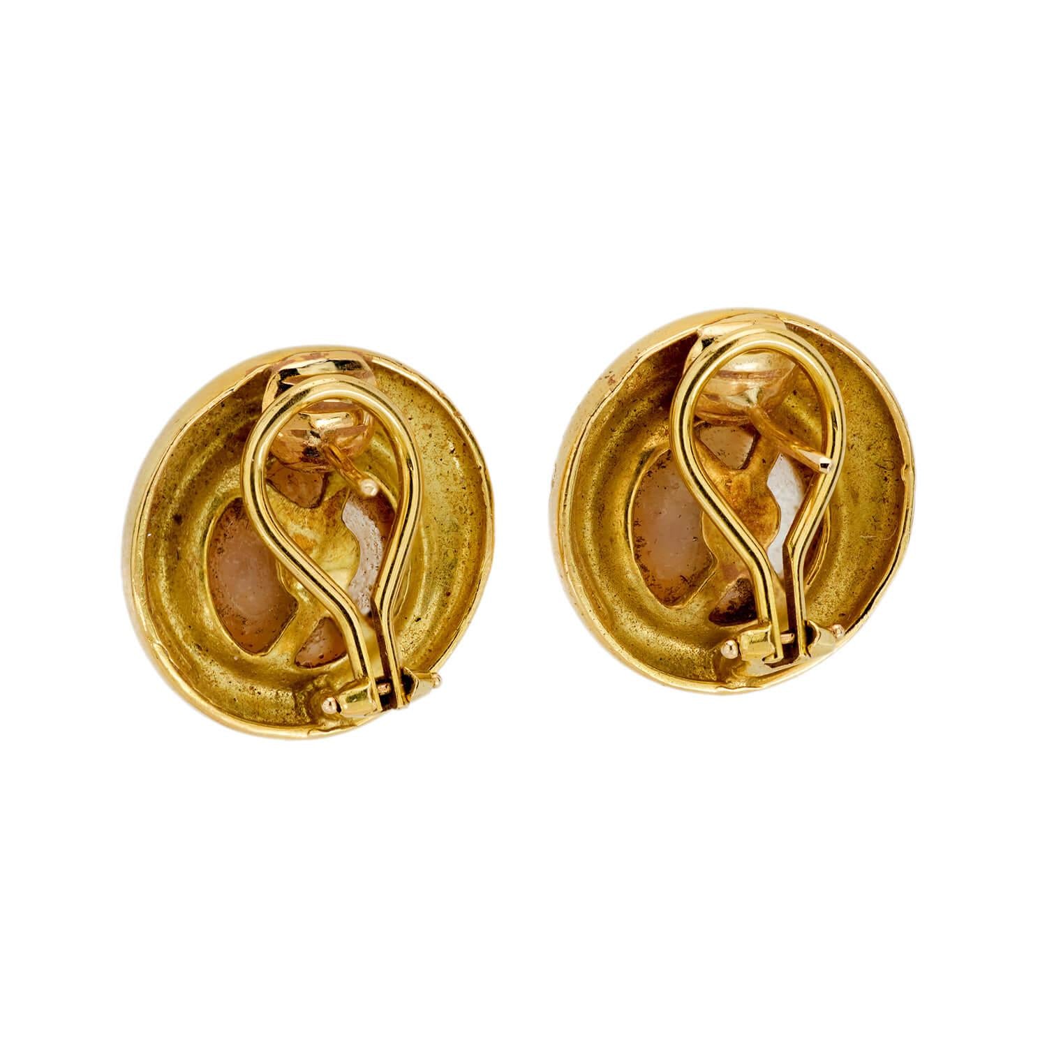 TIFFANY & CO. Vintage 18k Pearl Earrings
