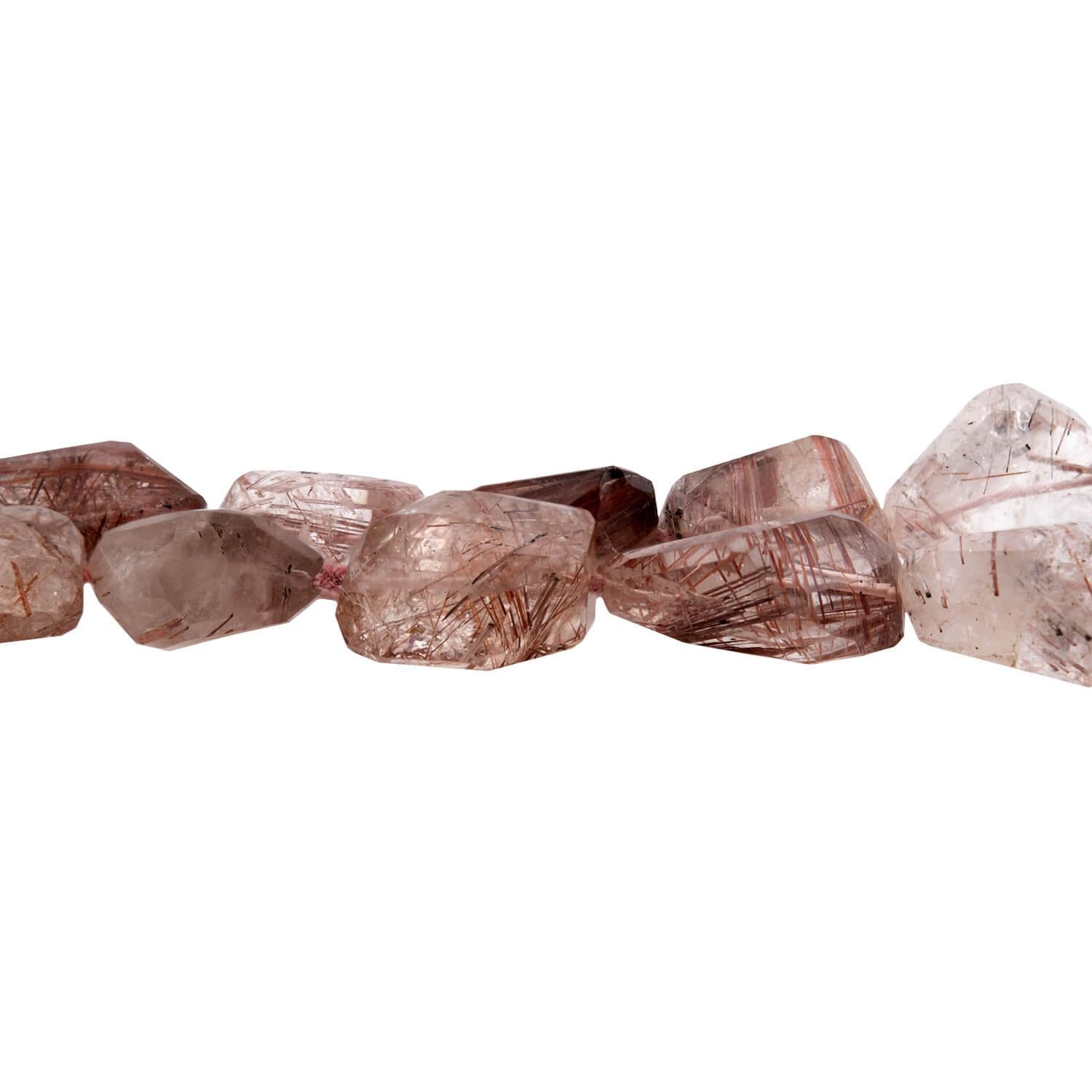 Estate 14k Rutilated Quartz Necklace