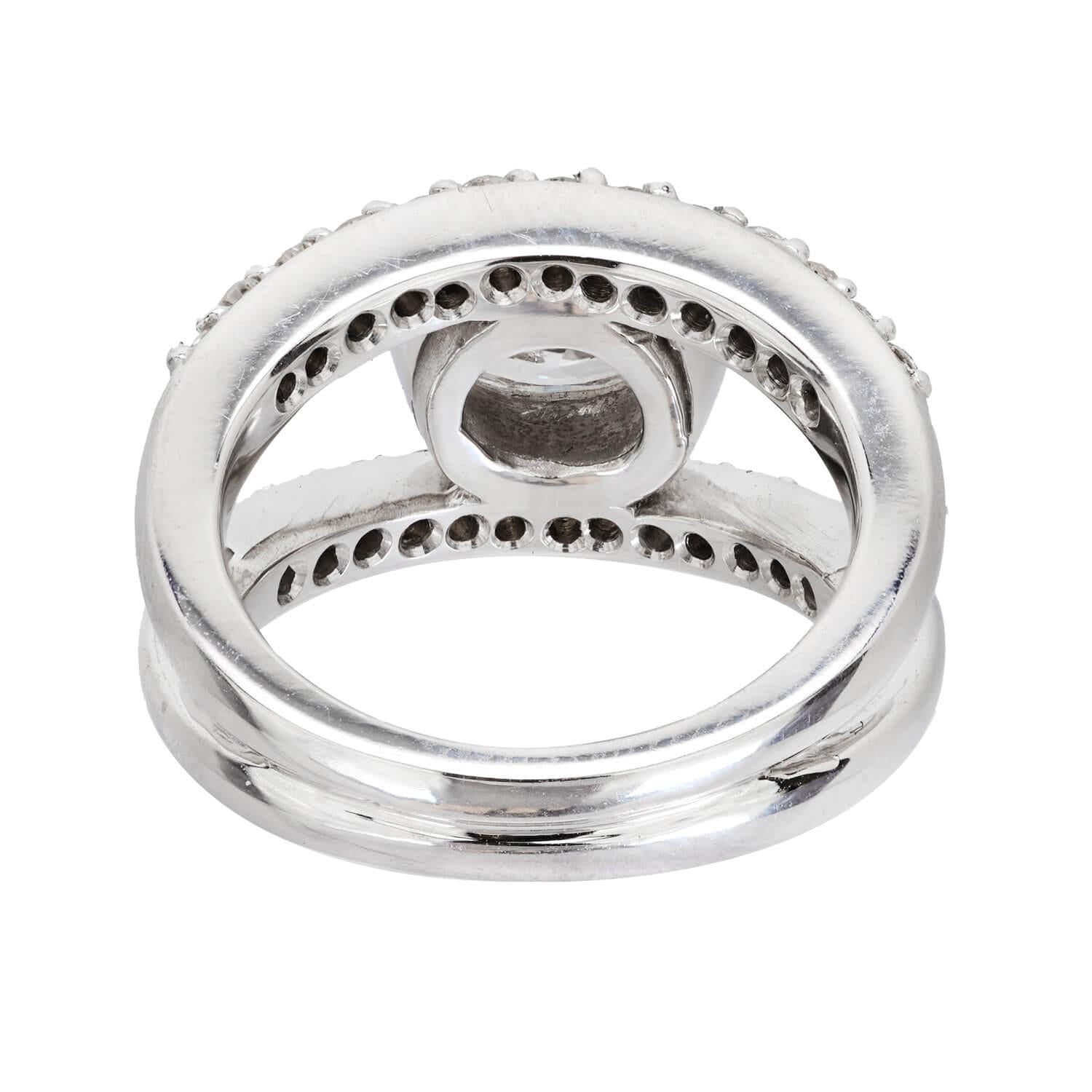 Estate 18k Diamond Engagement Ring .70ct