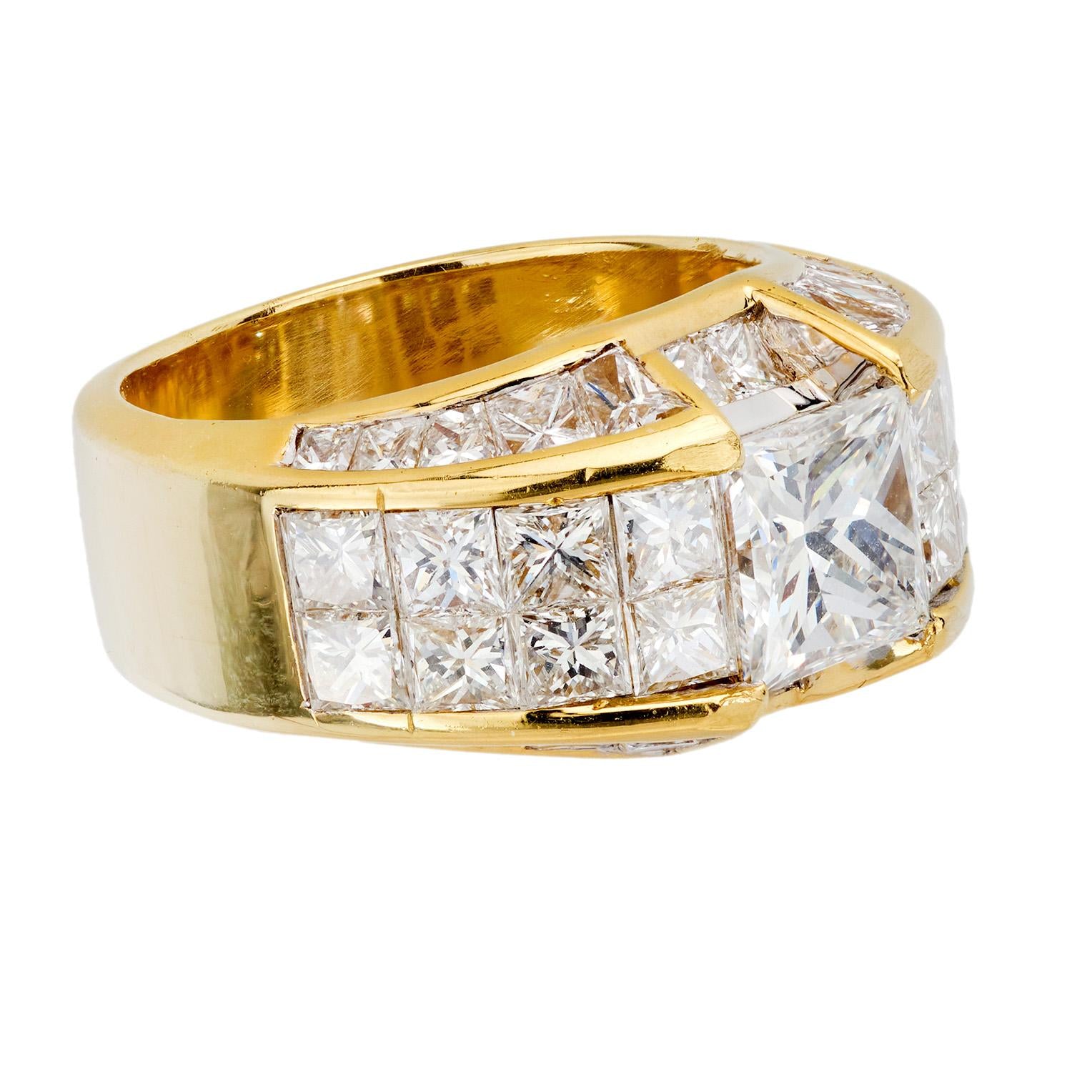 Estate 18k Diamond Statement Ring