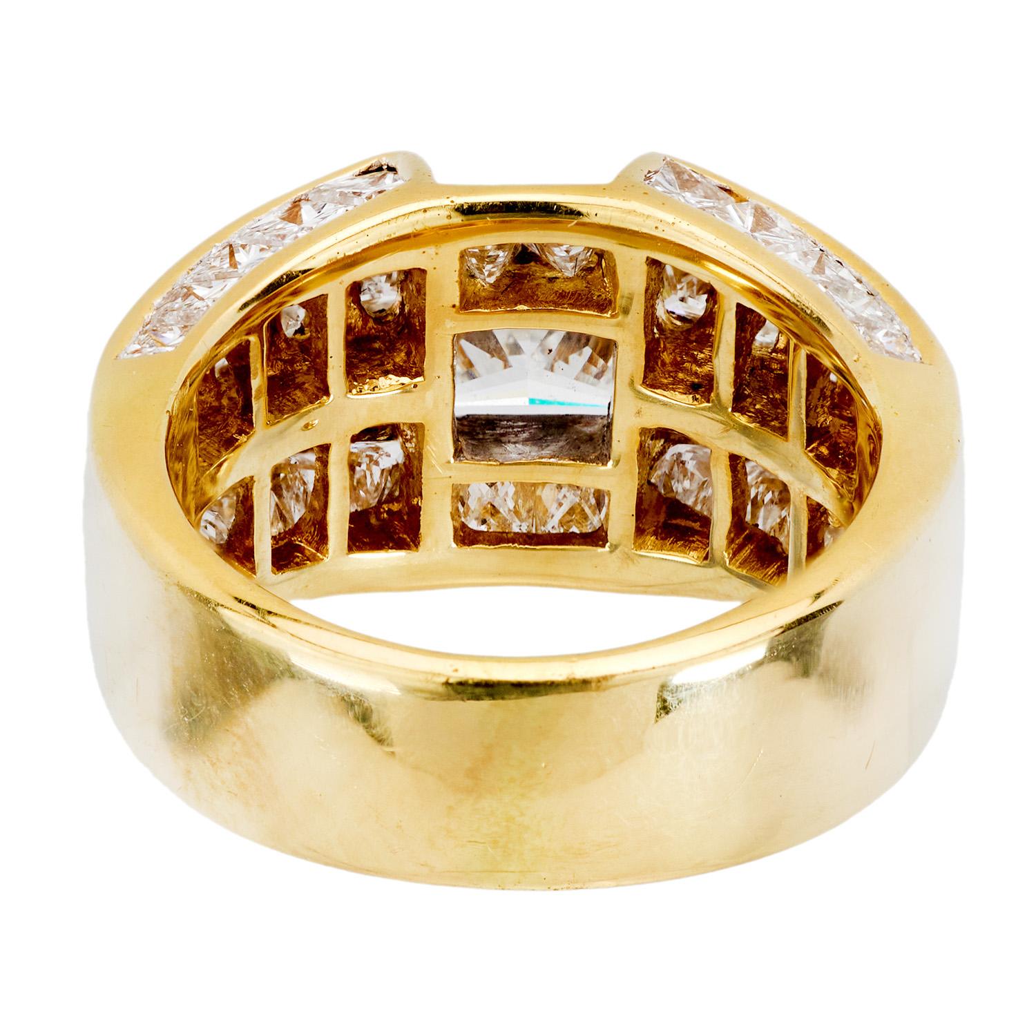 Estate 18k Diamond Statement Ring