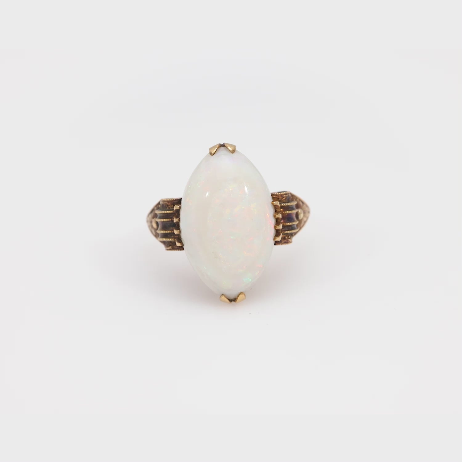 Edwardian 18k Opal Ring