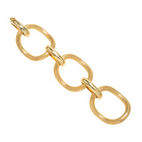Estate Huge 18k Gold Chain Link Bracelet 106.3G