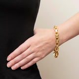 Victorian 15k Gold Chain Link Bracelet
