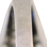 Late Art Deco French Platinum 4.30ct Natural Ceylon Sapphire Diamond Ring