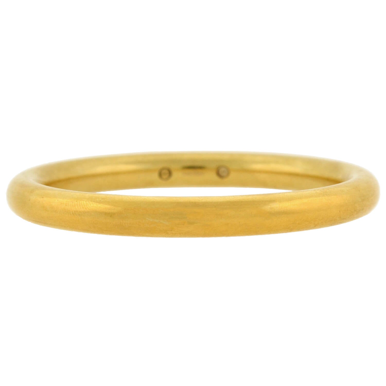 Clear Resin Covered Gold Tone 1½" Wide Bangle Bracelet