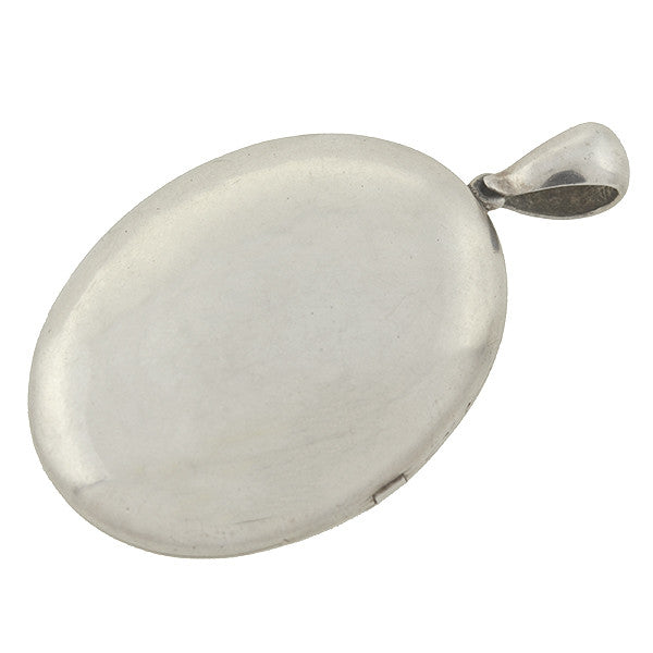 Victorian Sterling Aesthetic Movement Mixed Metals Locket