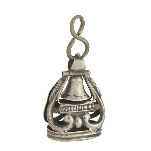 Victorian Sterling Silver "Swinging Bell" Fob