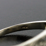 Art Deco 18kt Diamond Engagement Ring .31ct