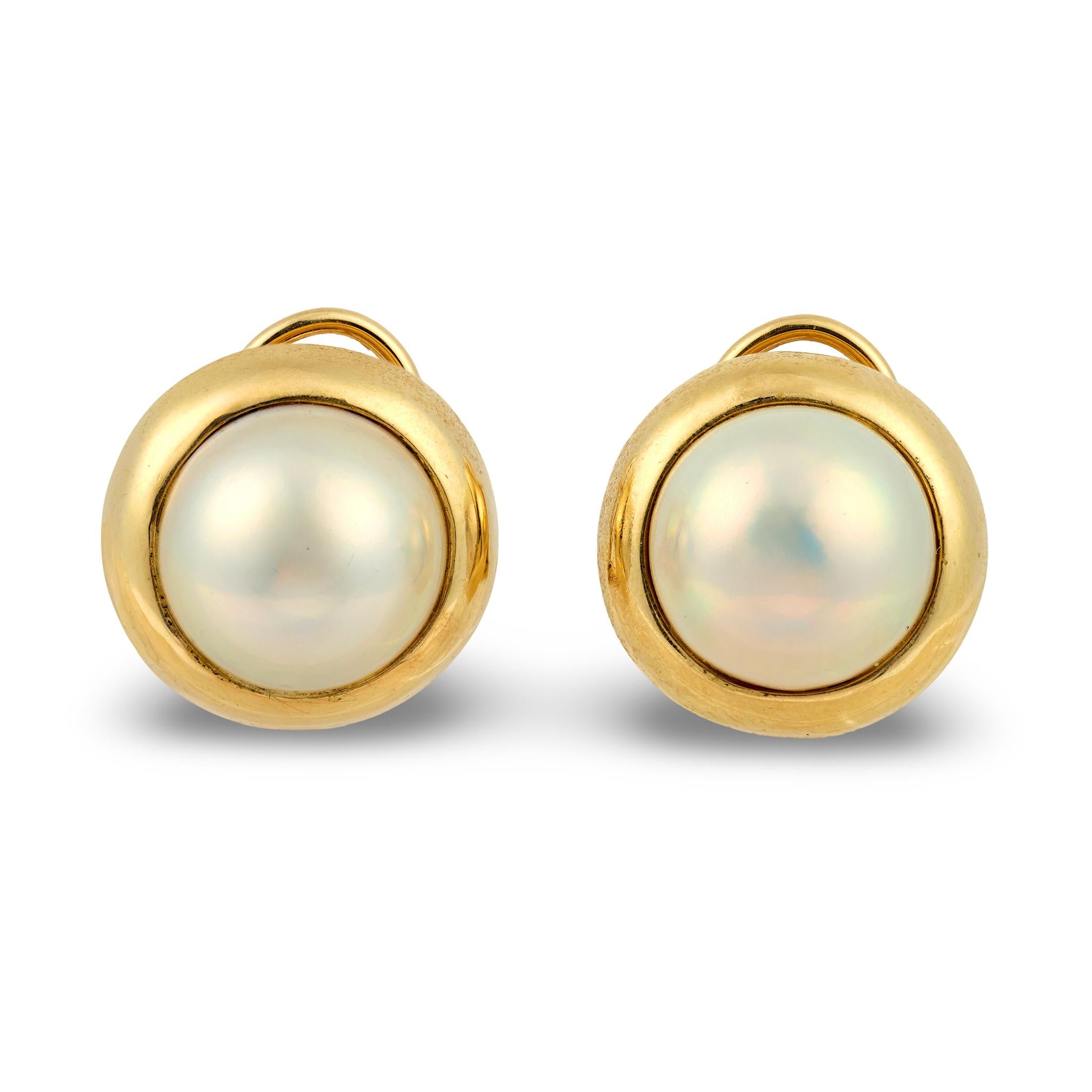 TIFFANY & CO. Vintage 14k Pearl Earrings