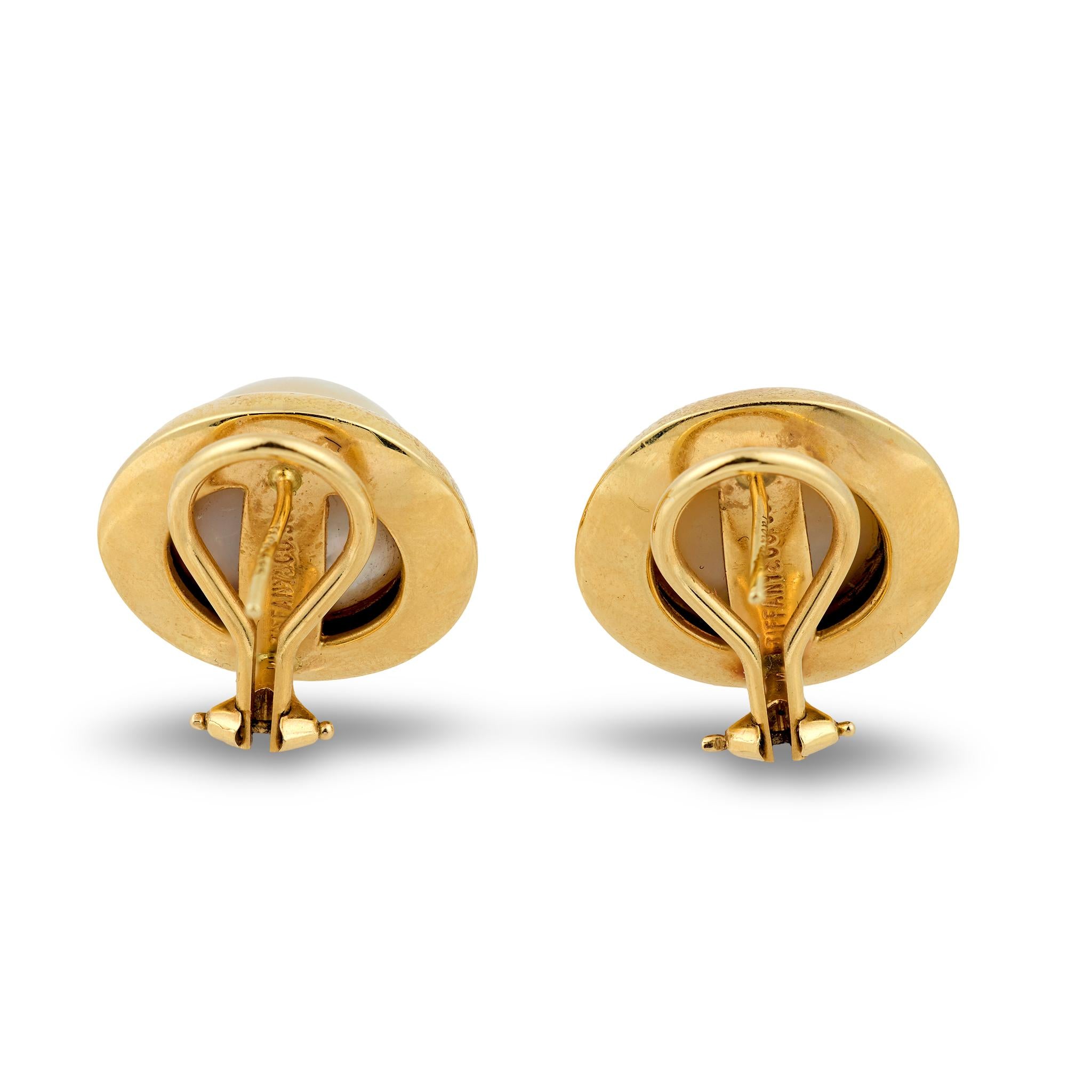 TIFFANY & CO. Vintage 14k Pearl Earrings