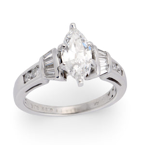 Vintage 14k Diamond Engagement Ring .80ct