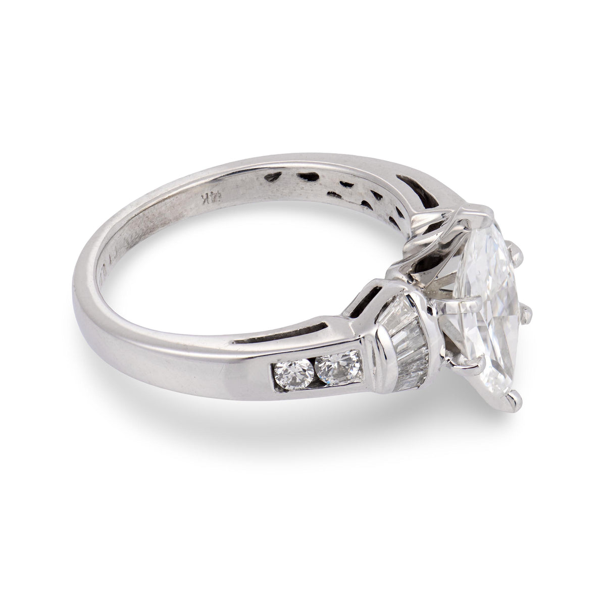 Vintage 14k Diamond Engagement Ring .80ct