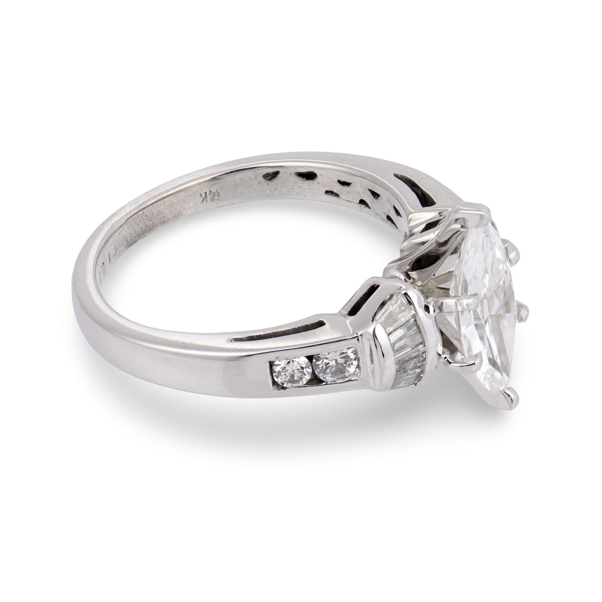 Vintage 14k Diamond Engagement Ring .80ct