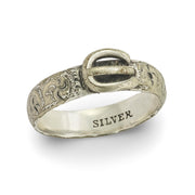 Victorian Sterling Silver Buckle Ring
