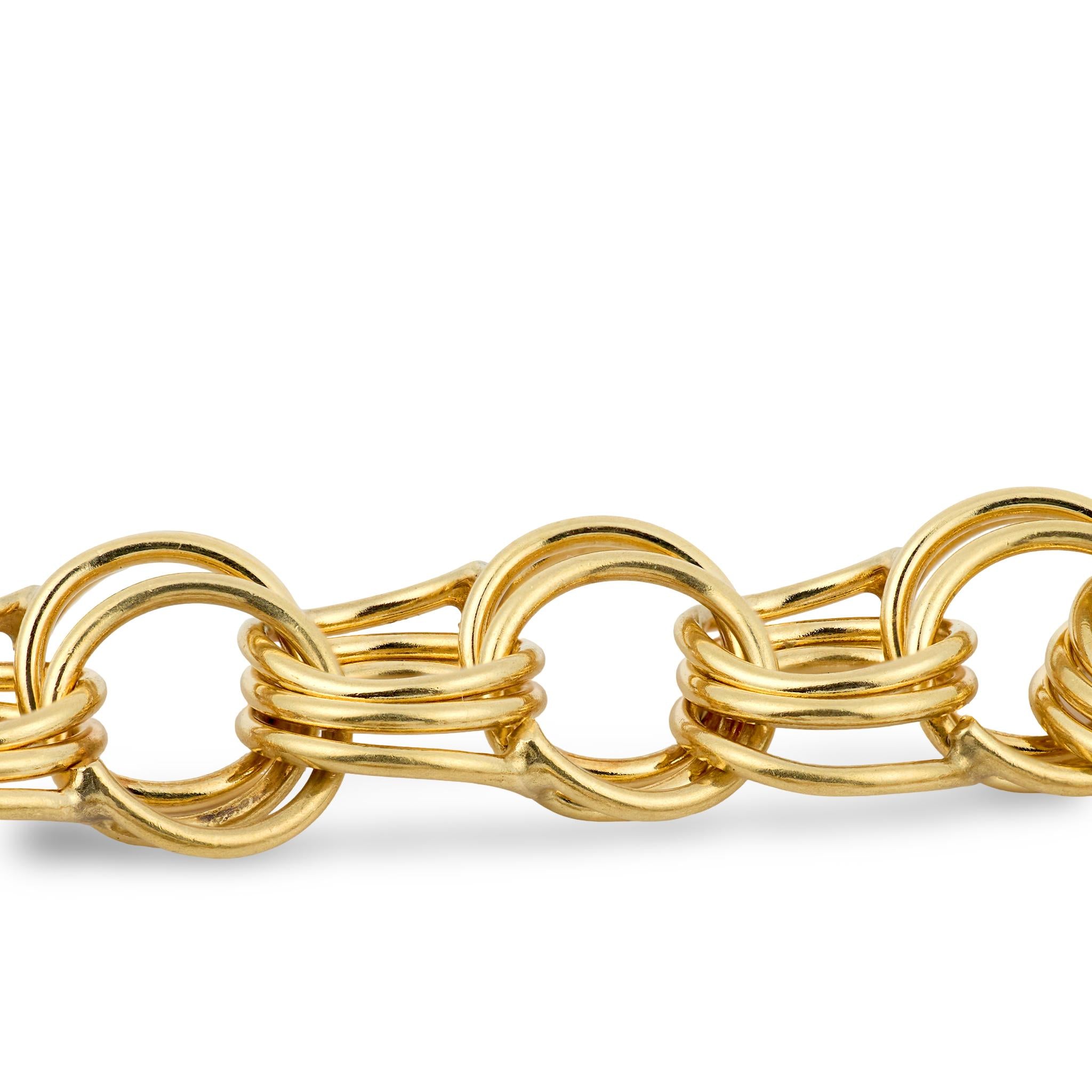 Retro 14k Link Bracelet