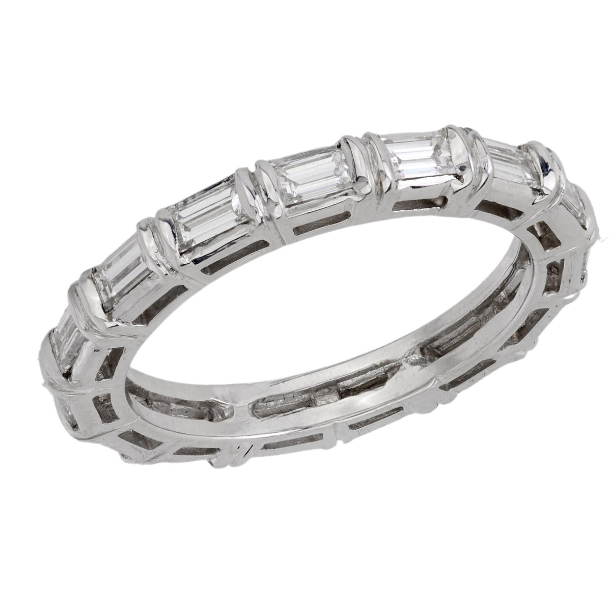 Estate 18k Diamond Eternity Band