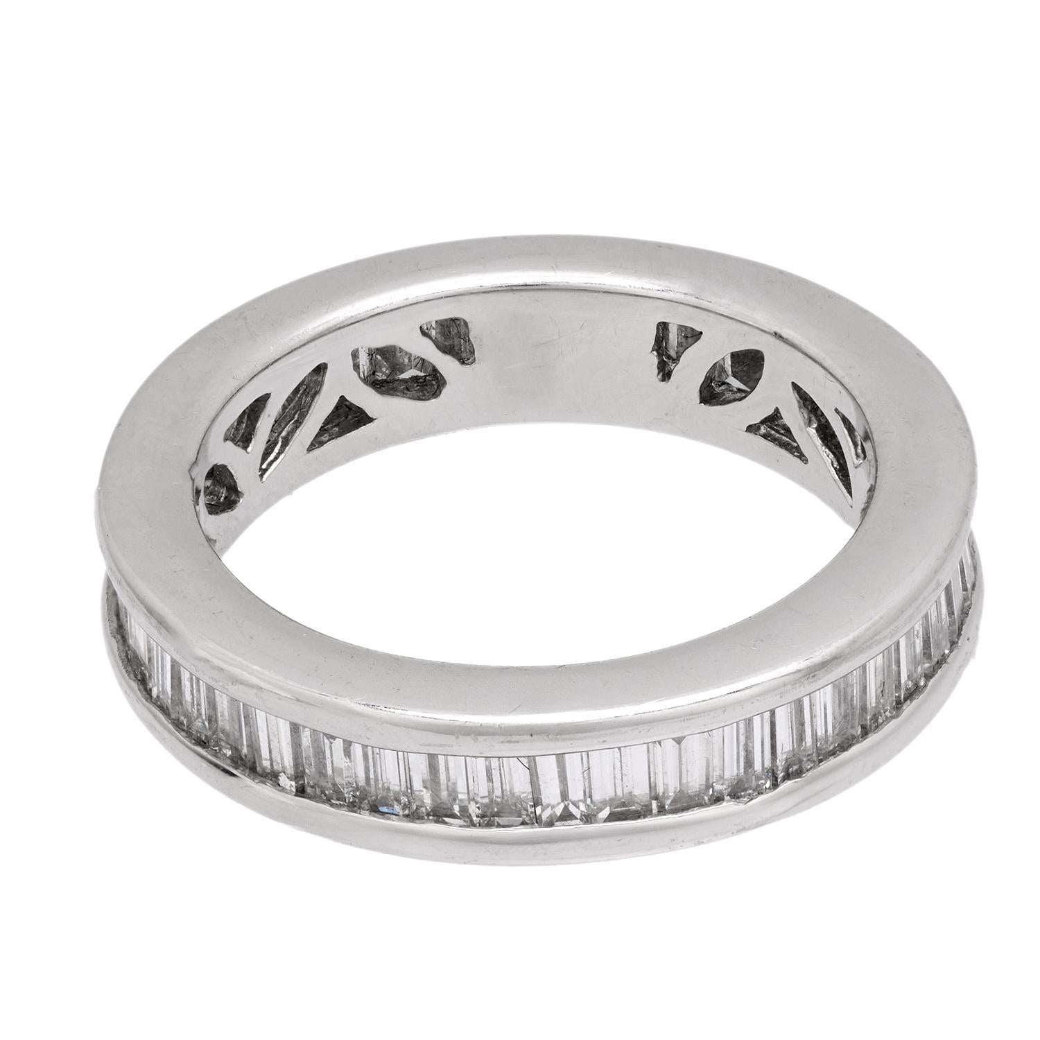 Estate Platinum Diamond Eternity Band