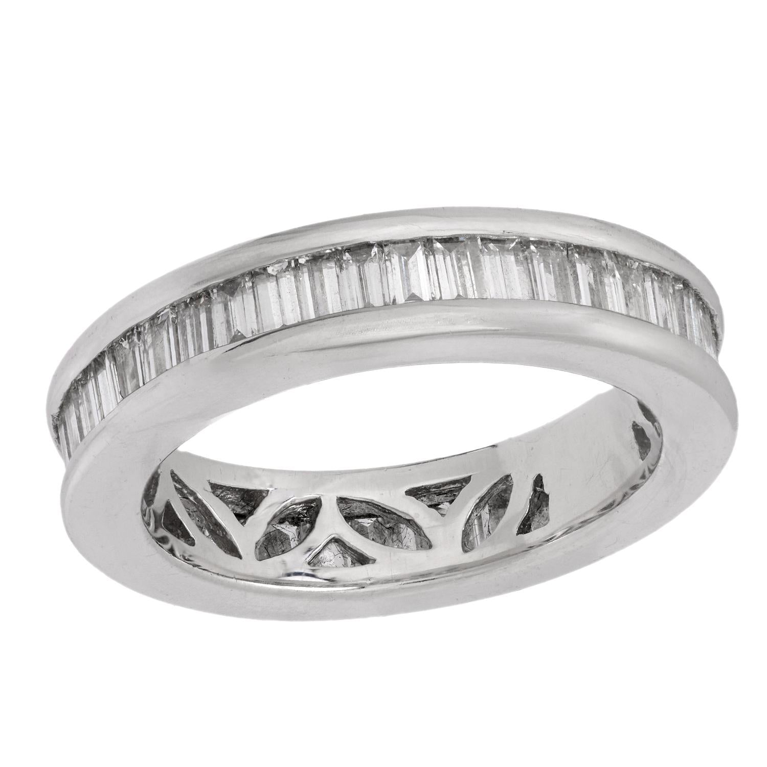 Estate Platinum Diamond Eternity Band