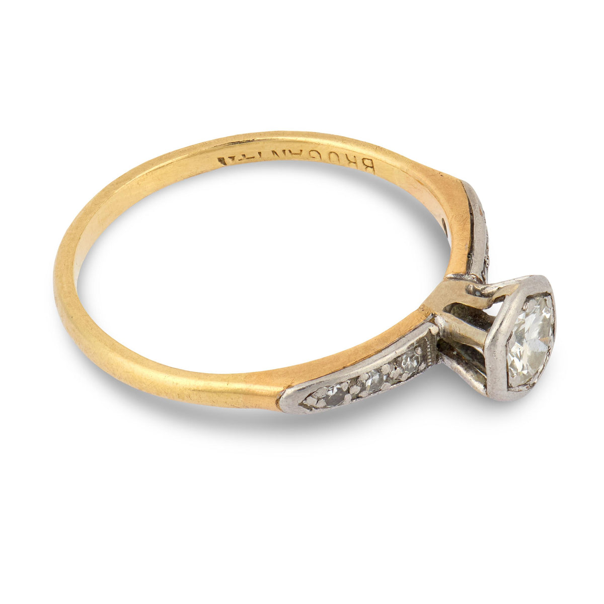 BROGAN Edwardian 14k Diamond Engagement Ring .25ct