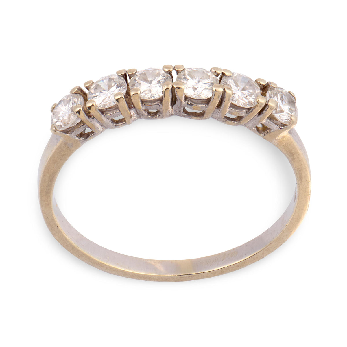 Estate 14k Diamond Half Band