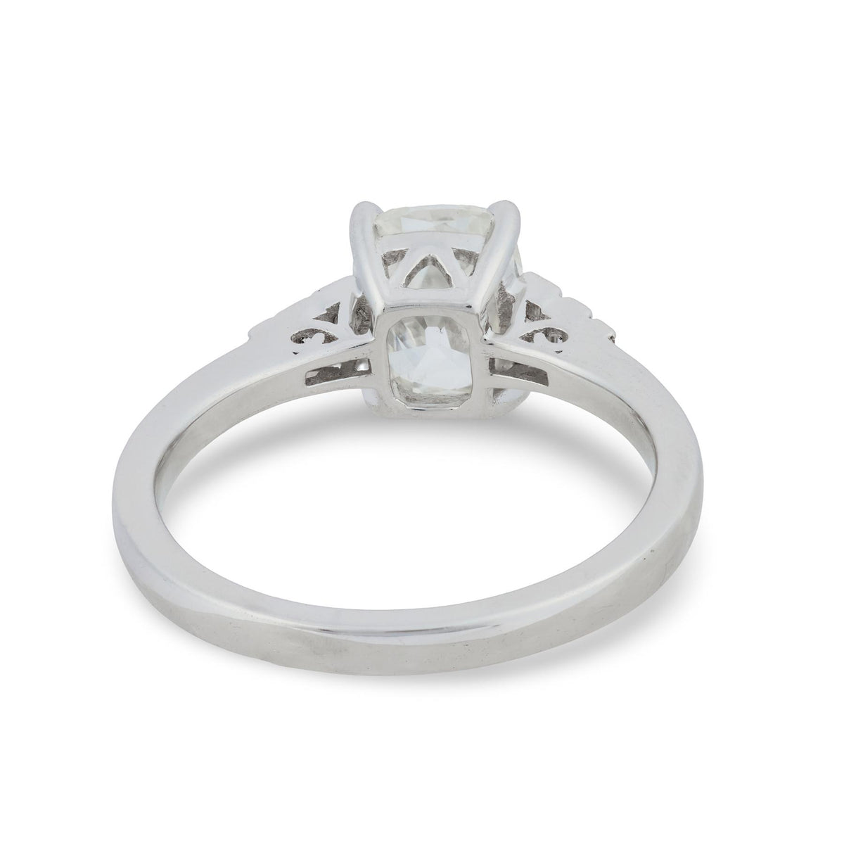 Estate 18k GIA Diamond Engagement Ring 1.50ct