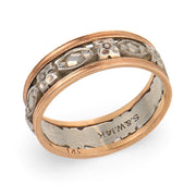 S&W Edwardian 14k Foliage & Floral-Motif Band