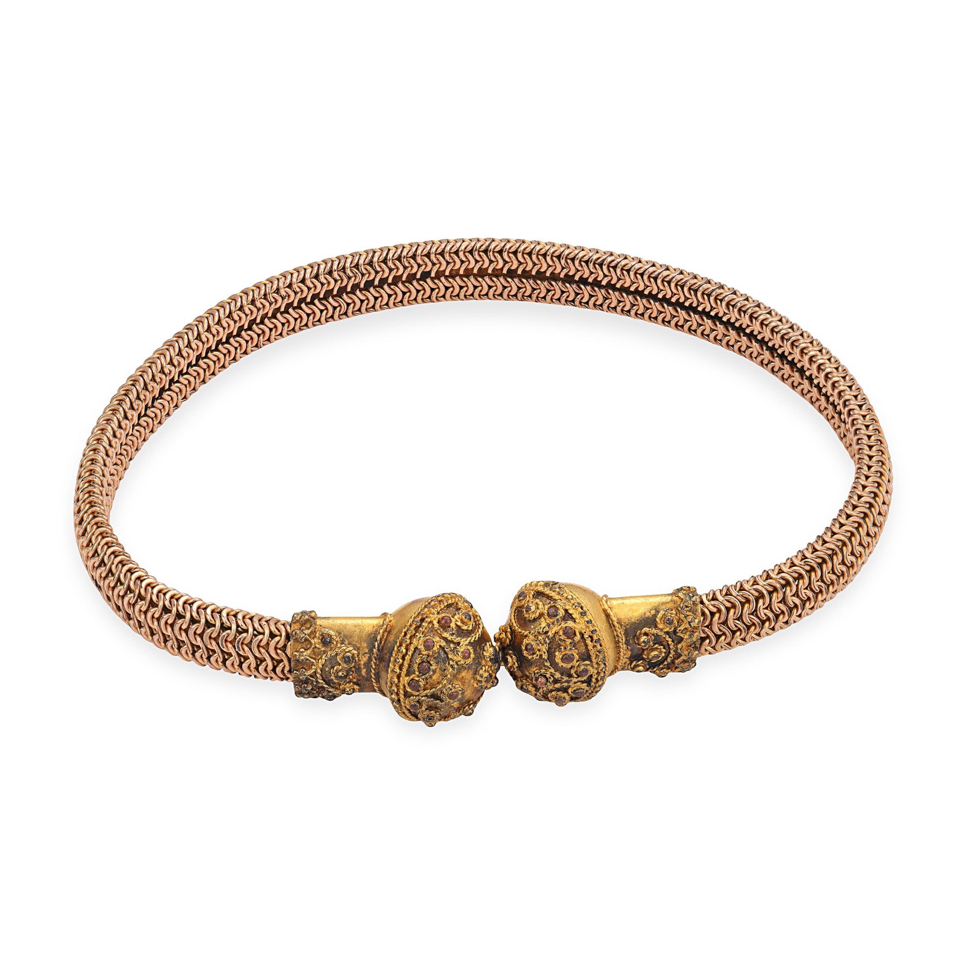 Victorian Gold-Fill Etruscan Bangle
