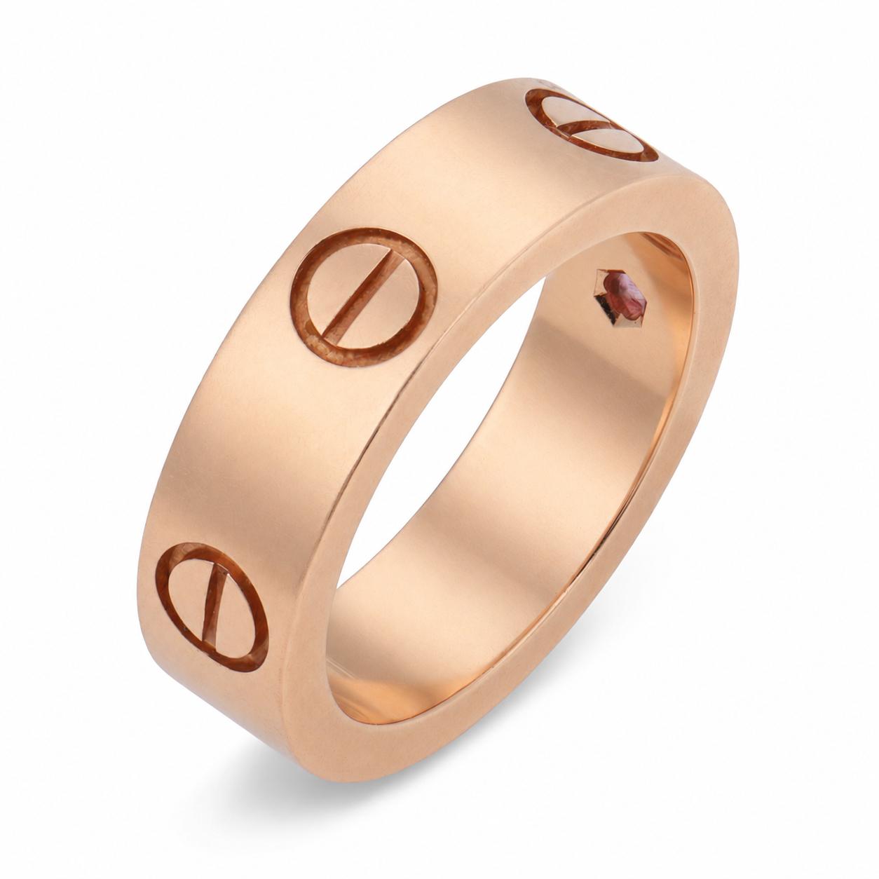 CARTIER Estate 18k Sapphire Love Ring