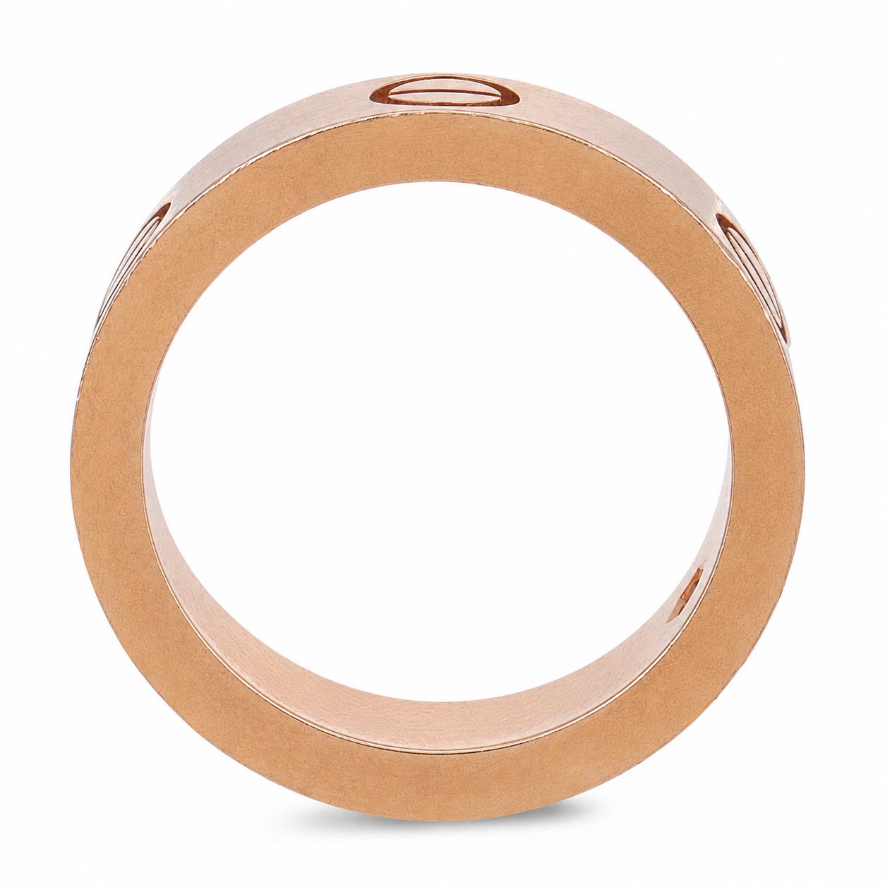 CARTIER Estate 18k Sapphire Love Ring