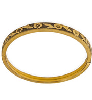 Retro 12k Gold-Filled Bangle