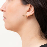 Art Deco 14k Shooting Arrow Earrings