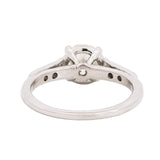 Art Deco Platinum Diamond Engagement Ring 1.43ctw
