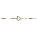 Art Deco 14kt White Gold Lorgnette Chain