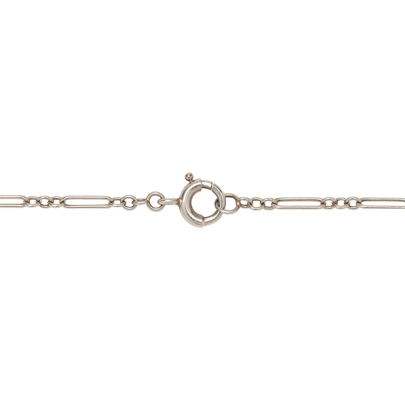 Art Deco 14kt White Gold Lorgnette Chain