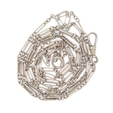 Art Deco 14kt White Gold Lorgnette Chain