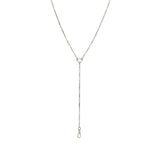 Art Deco 14kt White Gold Lorgnette Chain