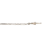Art Deco 14kt White Gold Lorgnette Chain