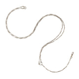 Art Deco 14kt White Gold Lorgnette Chain
